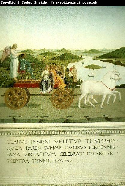 Piero della Francesca the triumph of federico da montefeltro